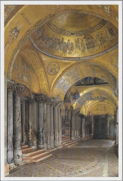 199803xx - 119 Postcard-Venezia-Basilique de S. Marc Atrium.jpg